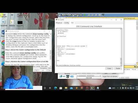 11.2.3. Use Packet Tracer to Practice IOS Configuration Management