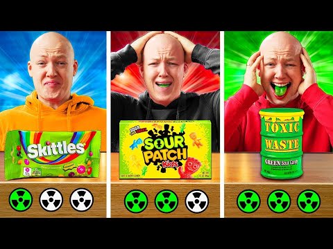 Sour vs. Sourer vs. the Sourest Candies by VANZAI