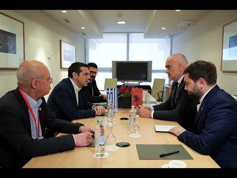 What did Tsipras and Rama discuss in Dubrovnik?