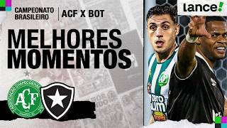 CHAPECOENSE 1 x 4 BOTAFOGO | MELHORES MOMENTOS | CAMPEONATO BRASILEIRO 2026 | 12ª RODADA