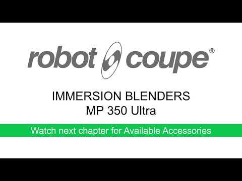 Robot Coupe MP350 Commercial Power Mixer / Immersion Blender - hand held, 14" s/s shaft, automatic single speed, 50 liter capacity, 1HP / 120V