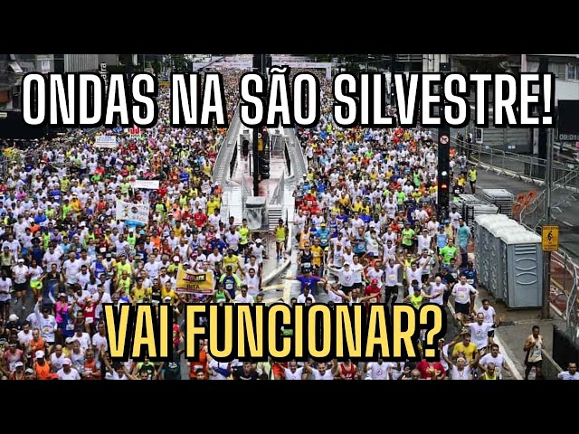 Ondas de largada na São Silvestre? Espero que funcione!