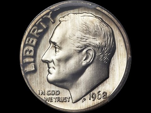 Famous 1968 Roosevelt Dime Auctions for $22,325 - Find Them In Cheap $4 Proof Sets!