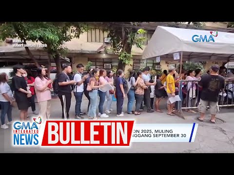 Voter registration para sa Eleksyon 2025, muling umarangkada… GMA Integrated News Bulletin