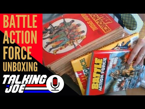 Battle Action force Unboxing - Complete series covers - Talking Joe