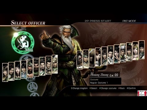 Dynasty Warriors 8 Level 5 Weapon Guides - Huang Zhong (Battle of Mt. Dingjun - Shu Forces)