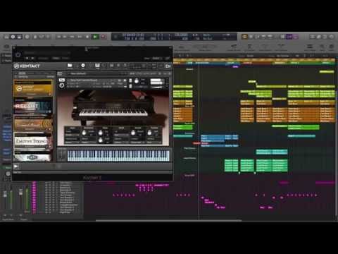 Logic Pro X (10.1.1). Vocal Trance  Project View [Alex Heat]
