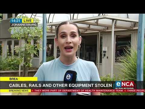 Cables, rails and other equipment stolen