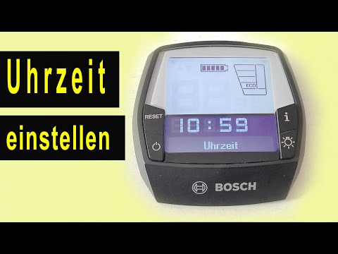 UHRZEIT einstellen Bosch Intuvia E-Bike Display - schnell erklärt