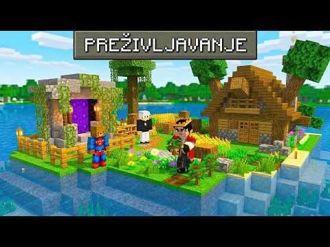 NAPRAVIO SAM IM DŽUNGLU U MINECRAFT PREŽIVLJAVANJU ZA ROĐENDAN! ep.12