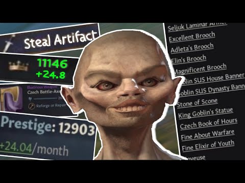 I Broke The New Crusader Kings 3 DLC By Stealing Every Artifact In the World - Royal Court #AD