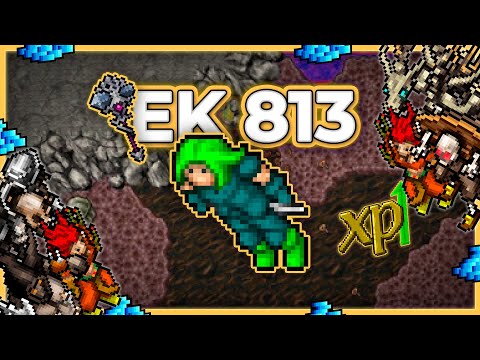 EK 813 Hunt Solo Oramond Mountain Hideout 4.8kk/h Raw + 1.8kk Profit - Tibia Hunt [14.00] #tibia