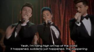 Glee - The Happening (Full Performance with Lyrics)