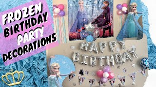 Frozen Birthday Party | DIY Frozen Party Decorations