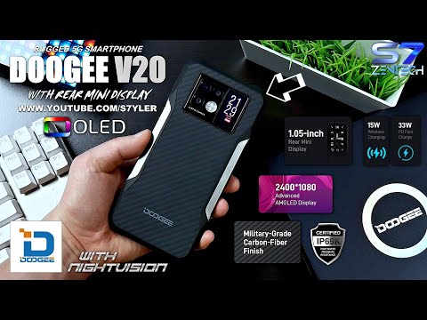 DOOGEE V20 | Comprehensive Review | Impressive Rugged 2K OLED Phone | Nightvision, NFC, Rear Display