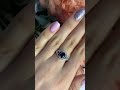 Серебряное кольцо с сапфиром 1.41ct