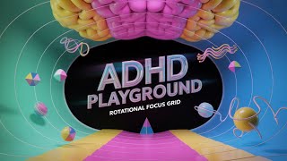 🎡 ADHD Playground | Rotational Focus Grid