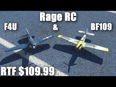 Rage RC: Micro warbird series F4U & BF109 [Review]