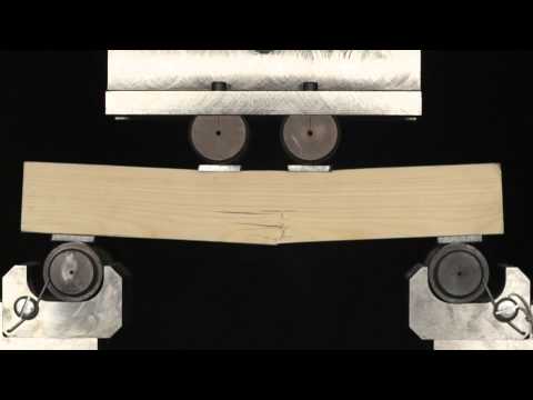 Bending failure of a softwood beam grain parallel to beam axis: Materials Lab on-line