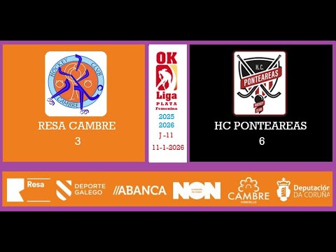 HC RESA CAMBRE 3 - 6 HOQUEI CLUB PONTEAREAS