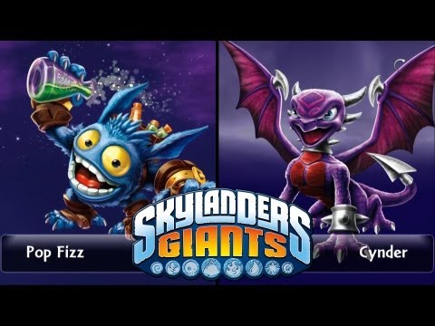 SKYLANDERS GIANTS - Cynder VS. Pop Fizz (VERSUS)