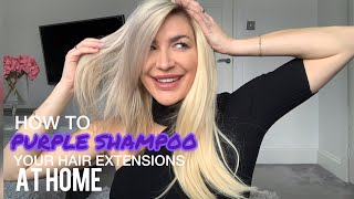 Purple Shampoo Your Hair Extensions at Home | Osmo