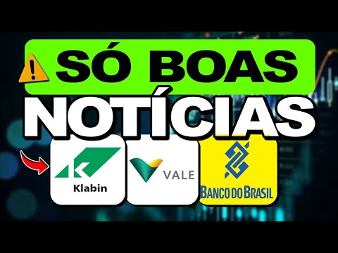 Klabin bem Recomendada, Vale Analistas Otimistas e Banco do Brasil Comprando Bitcoin!