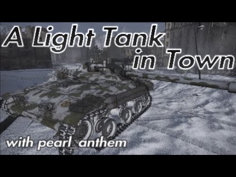 World of Tanks Console Falcon T92: Light Tank in a City Map