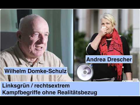 Linksgrün/rechtsextrem - Kampfbegriffe ohne Realitätsbezug: W. Domke-Schulz und Andrea Drescher Video-Thumbnail von YouTube