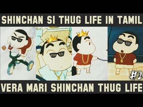 Shinchan Thug Life in Tamil - S1 Vera Mari Thug Life - Part 2 | Hey Vibez