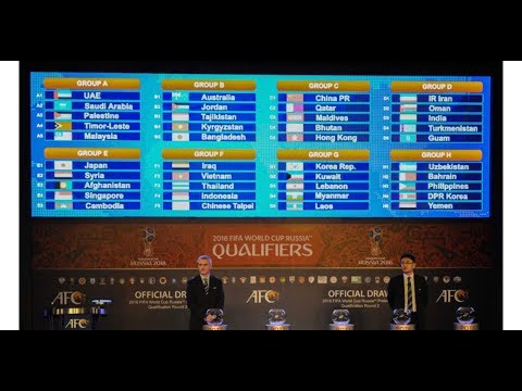 Asian Qualifiers Round 2 Draw - FIFA World Cup Qatar 2022 & AFC Asian Cup 2023