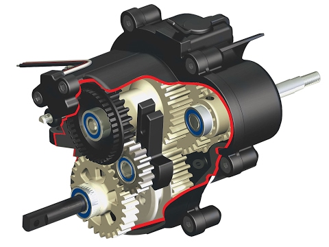 Traxxas Revo How to: rebuild transmission forward reverse
