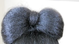 Bow Bun-Medium to long hair