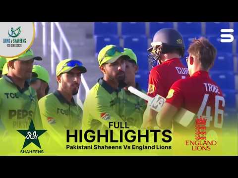 Full Highlights | Pakistan Shaheens vs England lions | Match 01 | T20I Series | ZN1K