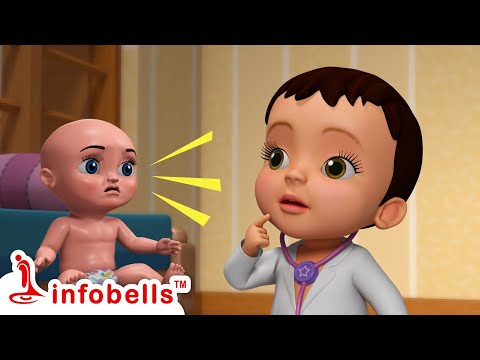 குட்டி சிட்டியின் டாக்டர் விளையாட்டு-Playing with Doctor Set | Tamil Rhymes & Kids Video | Infobells