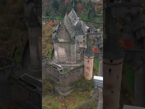 Vianden Castle - A Medieval Giant in Luxembourg 🇱🇺 #shorts