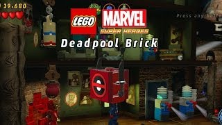 Lego Marvel-Unlock Deadpool Brick Minikit detector