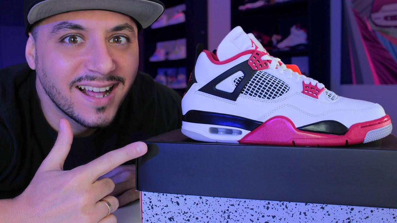 AIR JORDAN 4 FIRE RED | REVIEW + UNBOXING