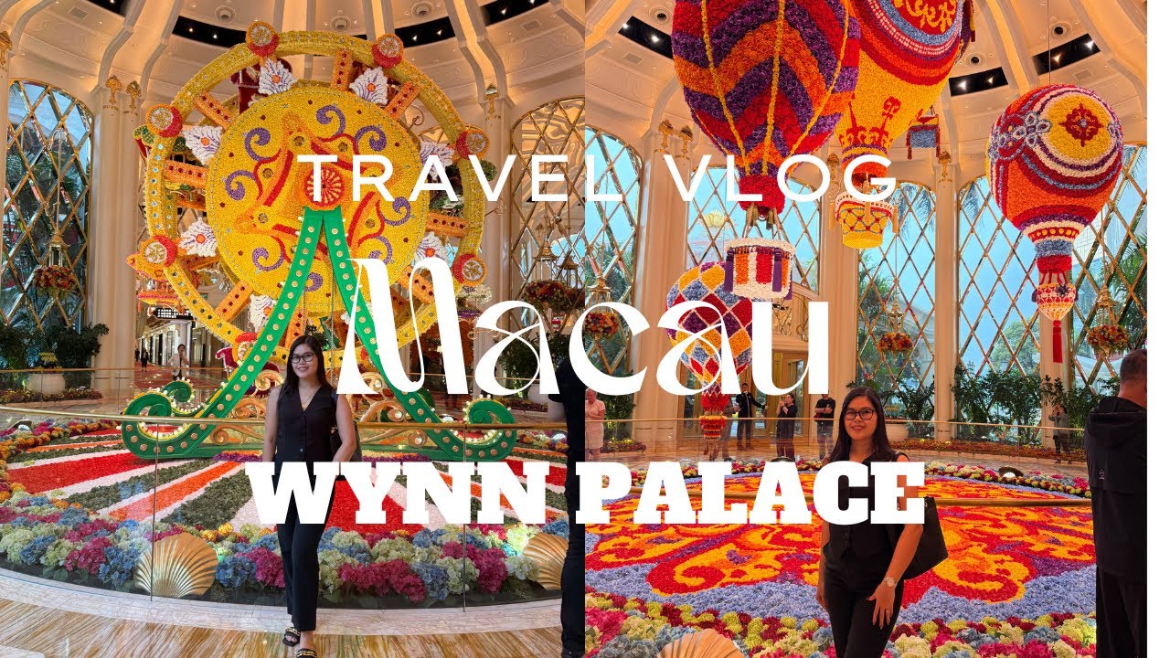 Embark on the virtual tour of the luxurious Wynn Palace and the spectacular fountain shows.