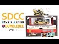 KL變形金剛玩具分享336 SDCC Studio Series 19 BUMBLEBEE Vol 1 RERTO ROCK GARAGE