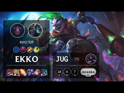 Ekko Jungle vs Elise - EUW Master Patch 11.1