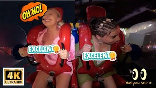 Slingshot Dare Gone WRONG 💥😨#fearlessadventures #adrenalinerush #slingshotride #thrillrides