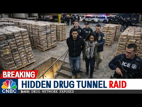 FBI & ICE Raid Hidden Tunnel Beneath Beverly Hills Estate $640M Drug Network Exposed