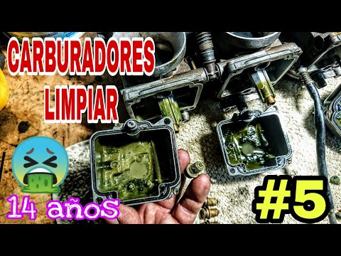 #5 CARBURADORES MUY SUCIOS 🤮DESMONTAR, LIMPIAR Y MONTAR 🏁 GSXR 750 💀14 AÑOS PARADA MIKUNI BST38SS