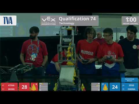2018 VRC Tech Q74 - 4154A 8659G vs 355D 22699A - 88 to 88