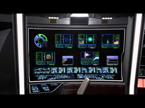 Science Screens on the Bridge - 23rd Century LCARS Animations