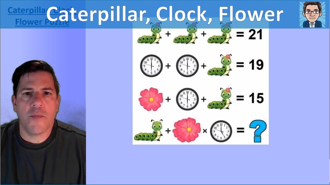 Caterpillar Clock Flower Puzzle Solved and Explained