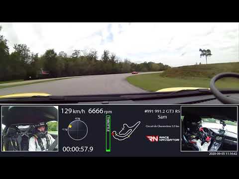 Circuit de Chenevières GT3 RS vs GT2 RS