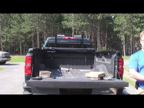 Backrack Original Headache Rack install on 2015 Silverado!