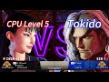 SF6💥CPU Level 5(CHUN-LI) vs Tokido(KEN)💥Street Fighter 6 Ranked Matches